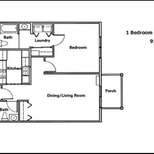 A1C 1 Bed Apartment Regency West Apartments