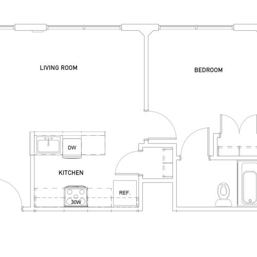 Ralston 1x1 Dahlia Floor Plan