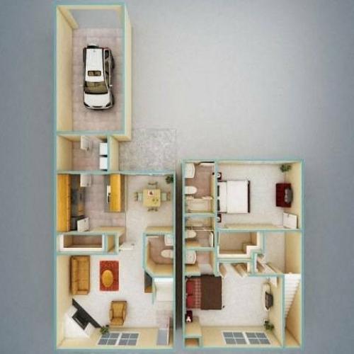 B2 Classic | The Residence at Turnberry | Columbus Apartments