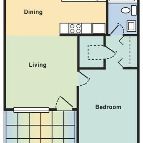 Two Bedroom One Bath 2 Bed Apartment Rindle Ranch