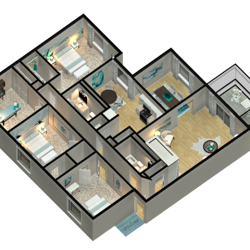 2x2R The Cabin Elite 2 Bed Apartment Lake House at Martin's Landing