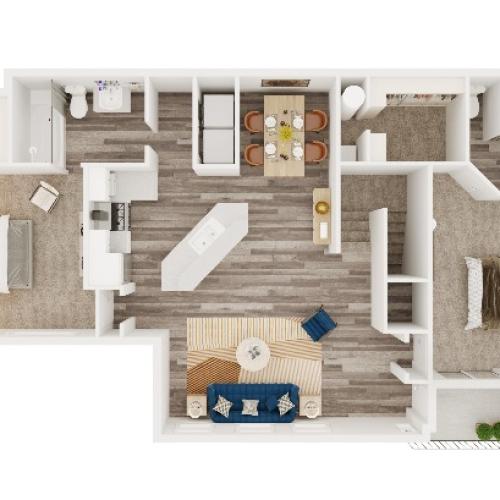 B3 2 Bed Apartment Henley Tampa Palms