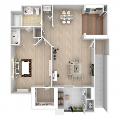 1 bedroom 1 bath