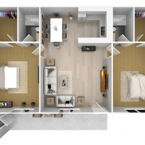 2 Bedroom 2 Bath