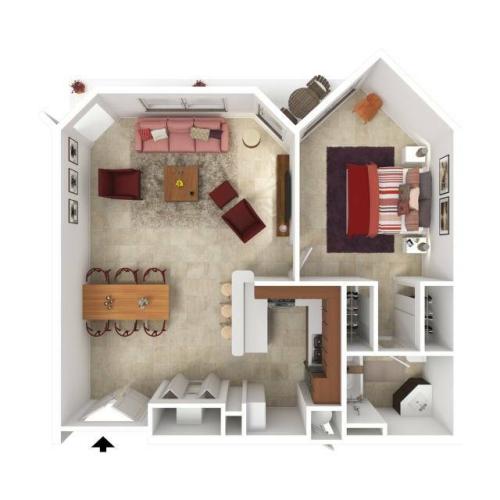 1 Bedroom 1 Bath