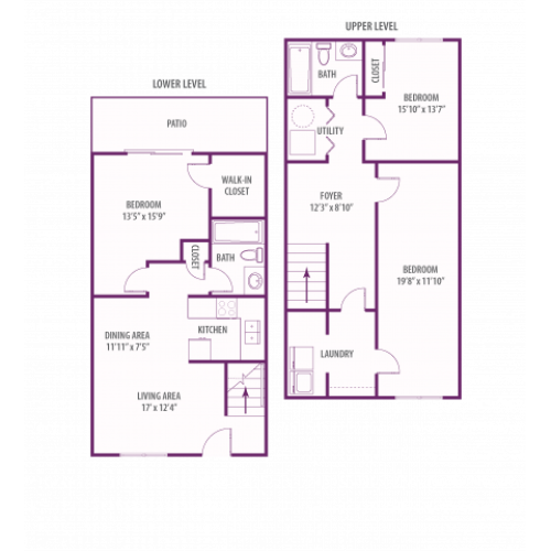 Riverside 3 bedroom townhome