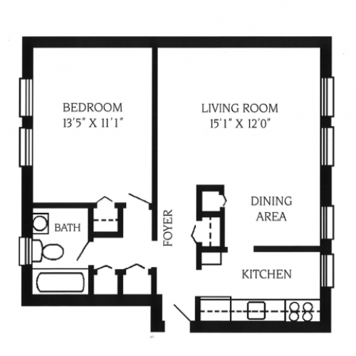 The Camden 2 Bed Apartment Lochwood Apartments
