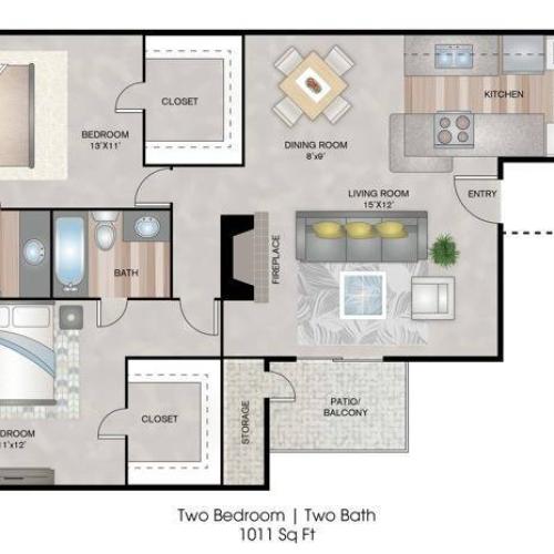 E 2 Bed Apartment Hemingway House Apartments