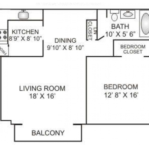 2BR 2 Bed Apartment Belmont West