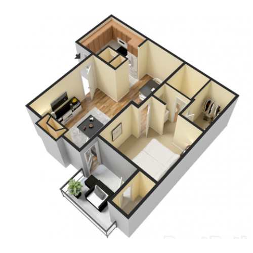 One Bedroom | 565 sqft
