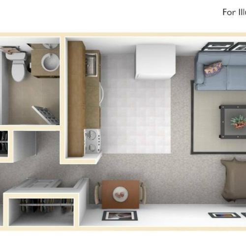 Studio | 392 sqft