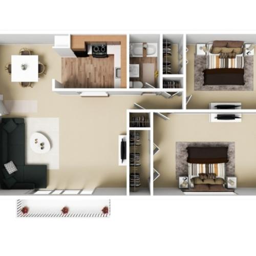 2BR 2 Bed Apartment Belmont West