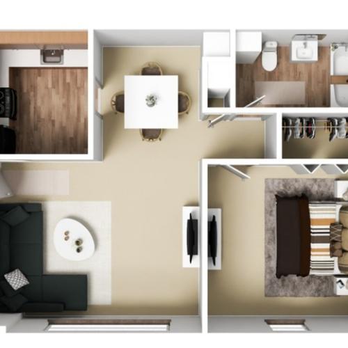 1BRU 1 Bed Apartment Belmont West