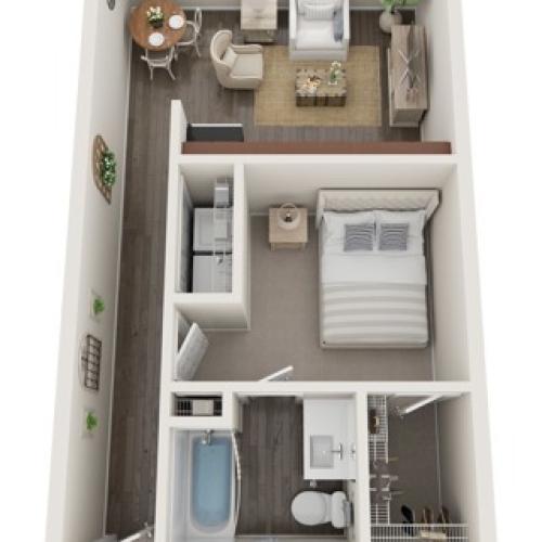 The Rocket | One Bedroom | 503sqft