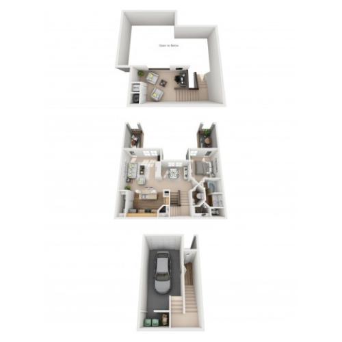 Truckee 2 Bed Apartment Green Leaf Waterstone