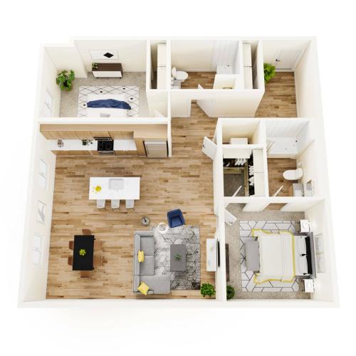 B2- Two Bedroom