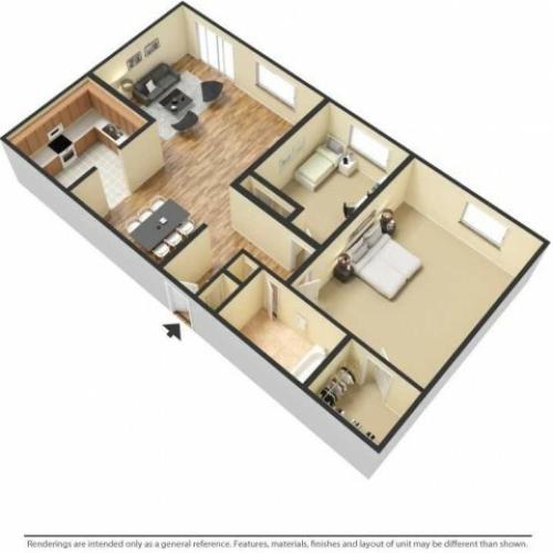3D - Unit D Furnished