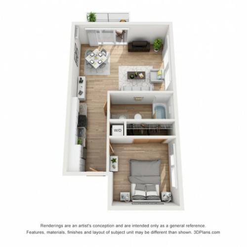 Horizon - 1 Bed / 1 Bath - 660 SF