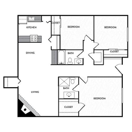 A1R 1 Bed Apartment Teagen