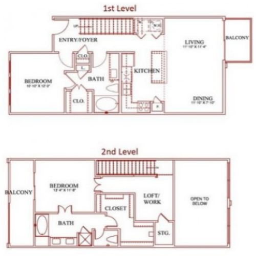 A3 1 Bed Apartment The Residences at Pearland Town Center