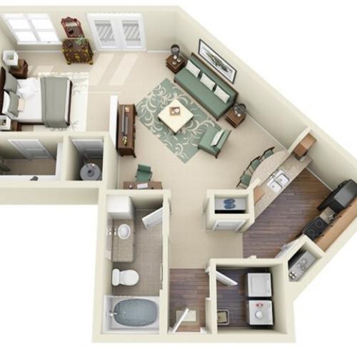 RB3 2 Bed Apartment Weston Lakeside