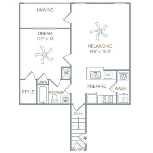 A1UG Floorplan