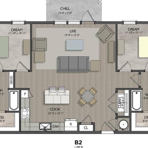 Vecina B2 Floor Plan