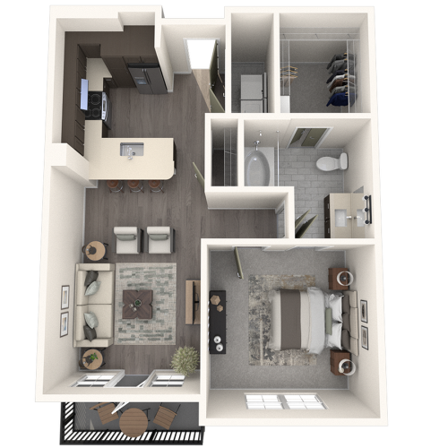 Canal 1535 Floor Plan A1.1