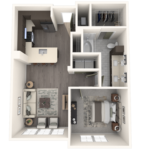 Canal 1535 Floor Plan A1