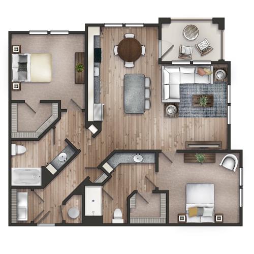 Tapestry Cypress Creek Calypso Floor Plan