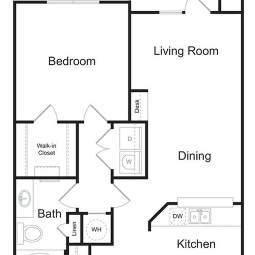 The Piedmont Loft | 1 Bed Apartment | The Kendrick