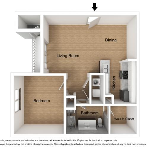 One Bed/One Bath Renovated