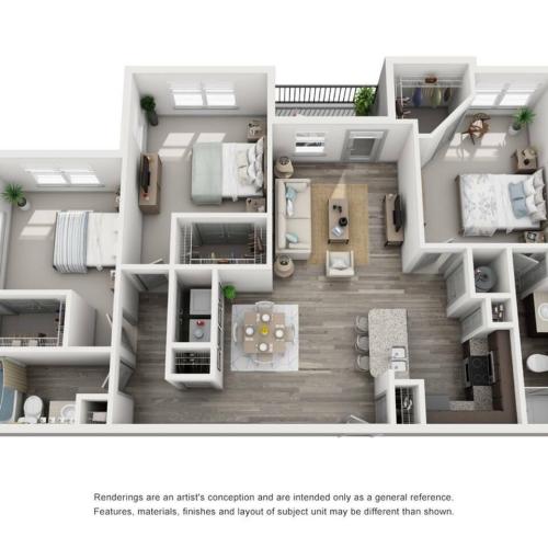 C1 Renovated Floor Plan