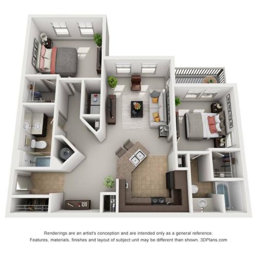B2 Renovated Floor Plan