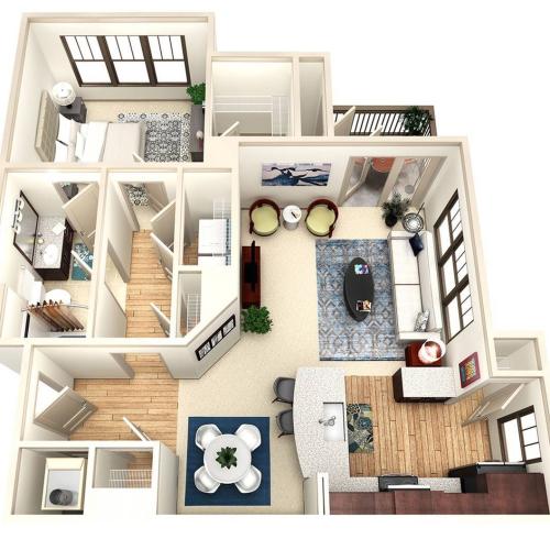 C1 Upland 3 Bed Apartment Aldridge at Town Village