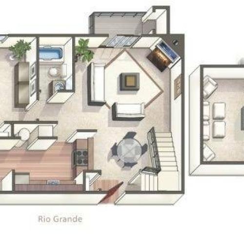 One Bedroom Apartment | Littleton CO Apartments | Summit Riverside Apartments