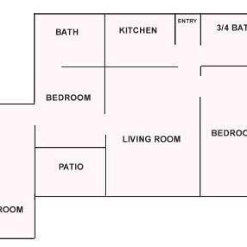 A1 1 Bed Apartment Meadowbrook Apartments