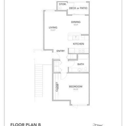 Urban Large One Bedroom One Bath 1 Bed Apartment Toscana Apartments I