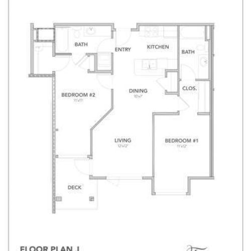 Urban Large One Bedroom One Bath 1 Bed Apartment Toscana Apartments I