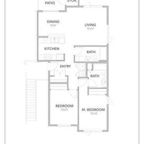 Two Bedroom Two Bath | Apartments in Lacey WA | Toscana Apartment Homes