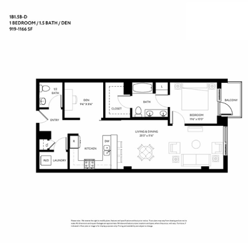 One Bedroom One Bath 960 1 Bed Apartment The Windward Apartments