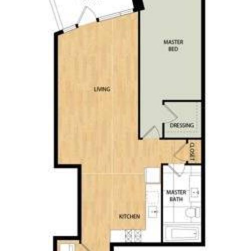 Tower One Bedroom One Bath Dogwood 903 1 Bed Apartment The