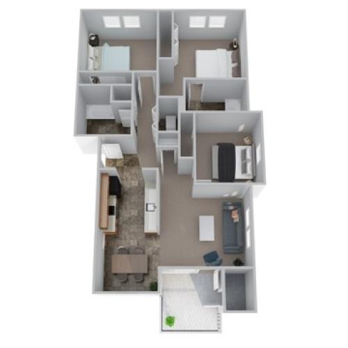 Cove Renovated 2 Bed Apartment River Ridge Apartments