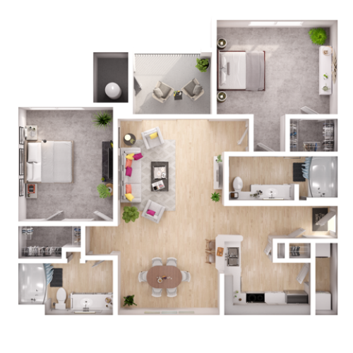 A1 1 Bed Apartment Haven 124 at Eastlake Station