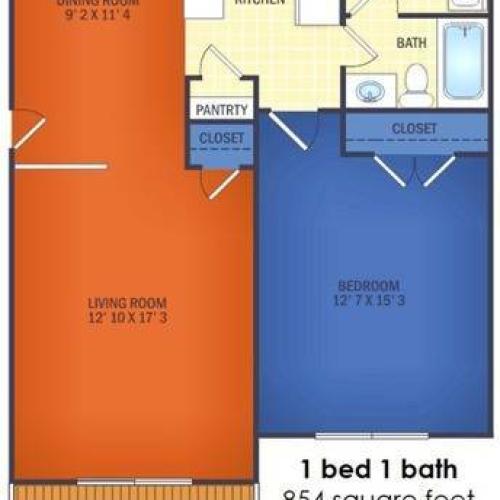 Oversized One Bedroom