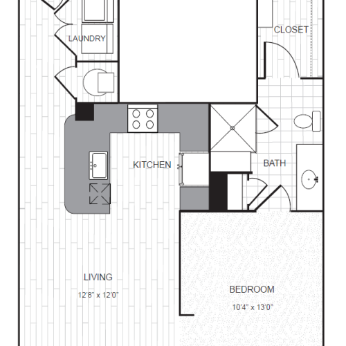 A11 1 Bed Apartment L2 Uptown