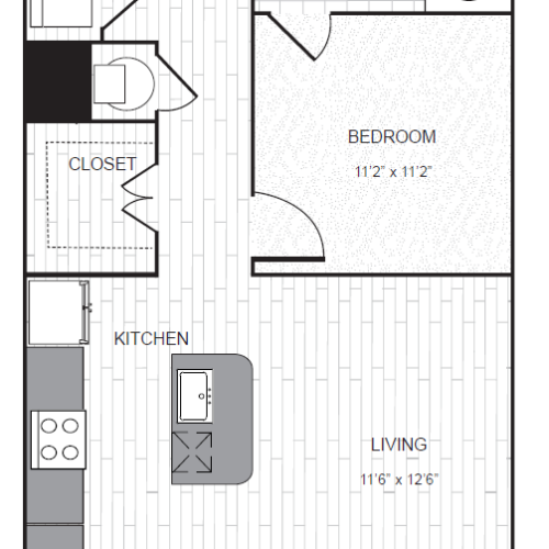 Studio Apartment in Uptown Dallas