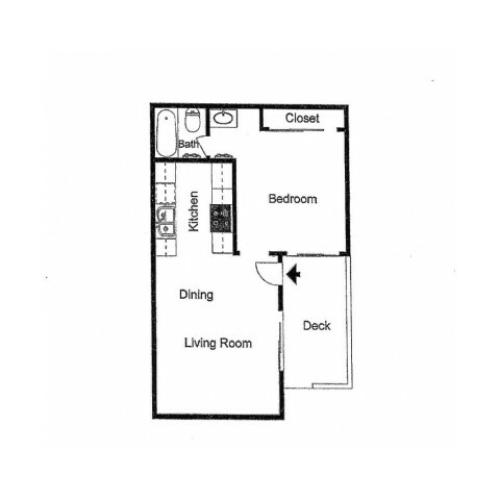 One bedroom One bath
