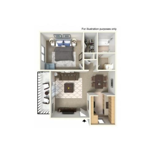 One bedroom one bedroom