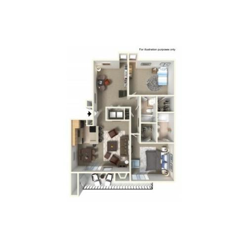 Two Bedroom Two Bath